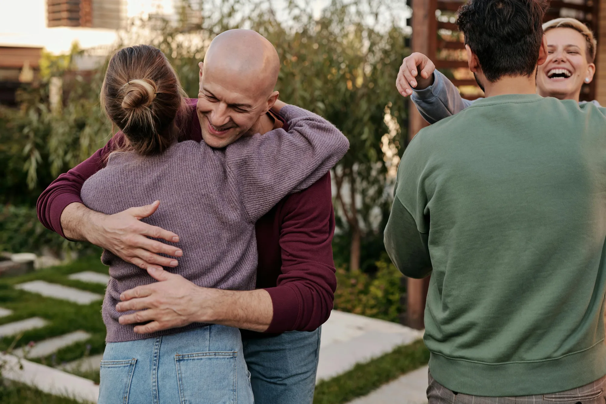 People Hugging